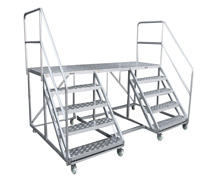 工作平台铝梯检修作业梯