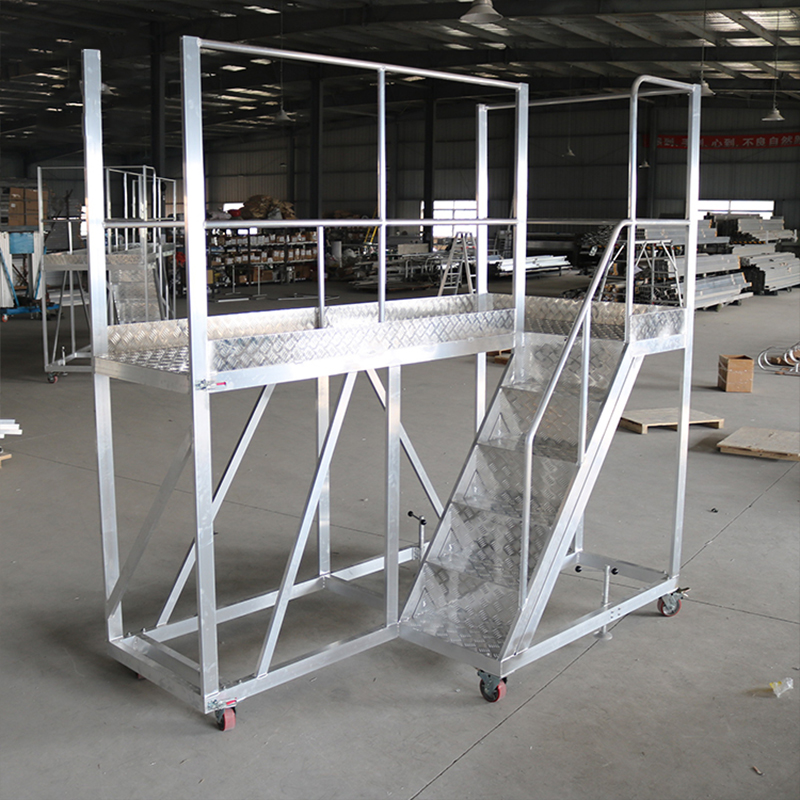 铝合金登高梯高走台